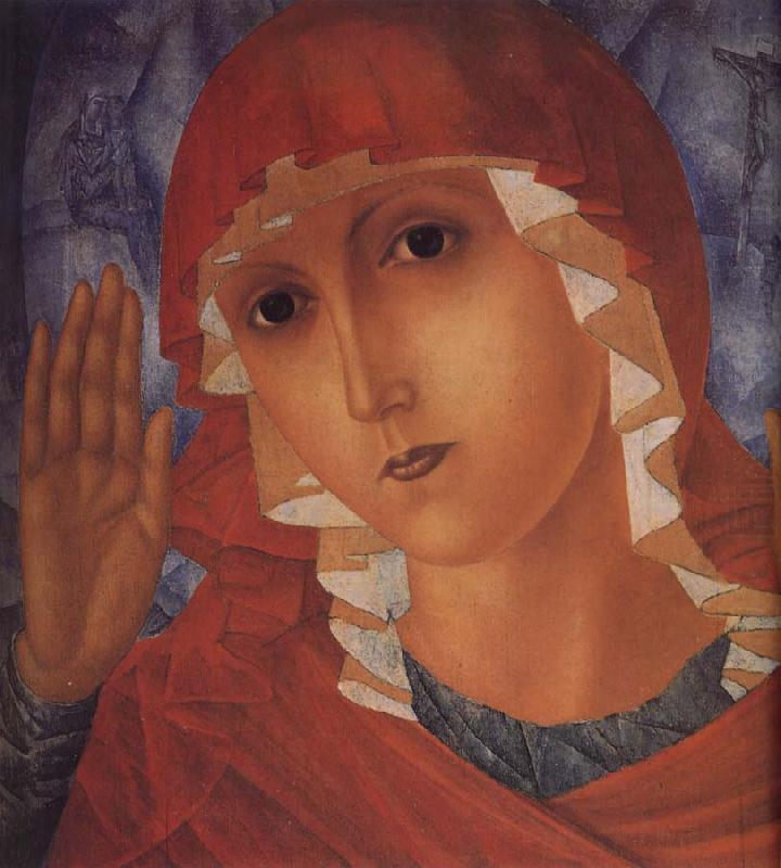 The Mother of God of Tenderness towards Evil Hearts, Kuzma Petrov-Vodkin